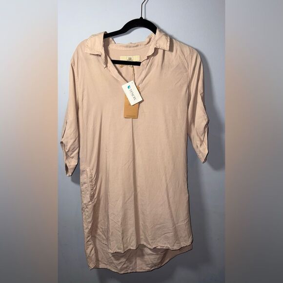 Thread & Supply Tunic Flowy Top in Smoke Rose Size Medium NWT - Picture 1 of 8